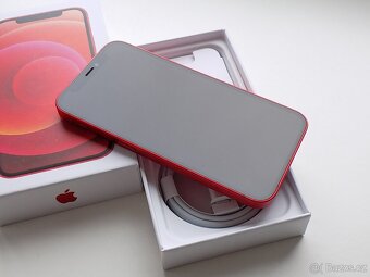 APPLE iPhone 12 mini 128GB Product RED - ZÁRUKA - 100% BATER - 4