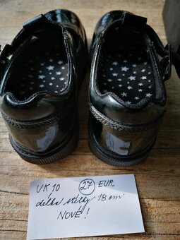27 dívčí boty-CONVERSE tenisky, černá jarní obuv. NOVÉ - 4