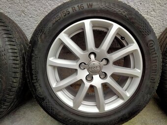 Alu kola originál Audi, 7,5J x r16, 5x112, ET 45, Letní pneu - 4