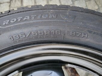 195/55/16 zimní pneu FULDA a CONTINENTAL 195/55 R16 - 4