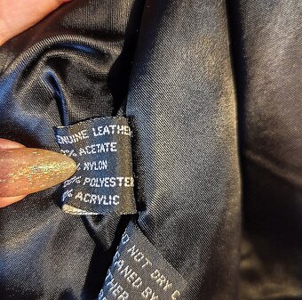 Pánský dlouhý černý kožený kabát styl křivák, hodně velký - 4