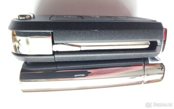 Klíč Volkswagen Škoda Seat.  Klíč s planžetou HU66 a logem, - 4