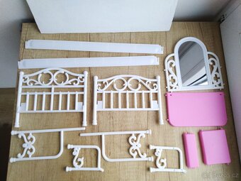 1990 Ložnice pro panenky Barbie - retro, vintage - 4