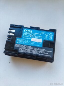 Canon nabíječka + baterie LP-E6 - 4