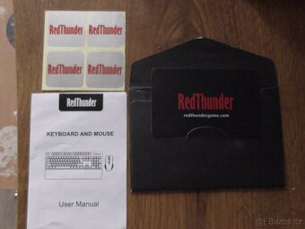 SET Podsvicena (Klavesnice a mys) RedThunder USB - 4