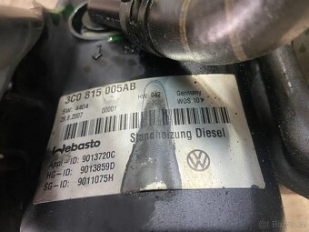Webasto nezávislé topení 3C0815005AB VW Passat B6 / CC - 4