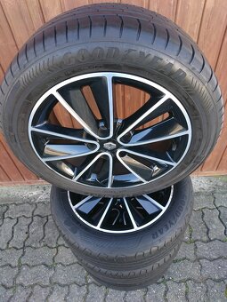 Renault Scenic originální alu kola letní Good Year 205/55/17 - 4