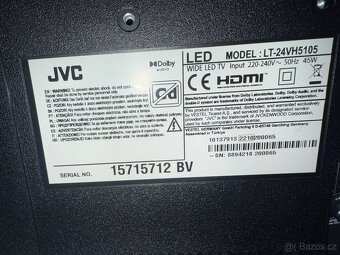 Prodám 24" Televizi JVC - 4