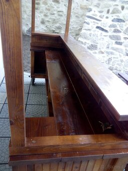 Prodám koktejlovy bar z masivu - 4