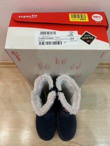 Boty - zimní boty/sněhule Superfit Gore-tex, velikost 31 - 4