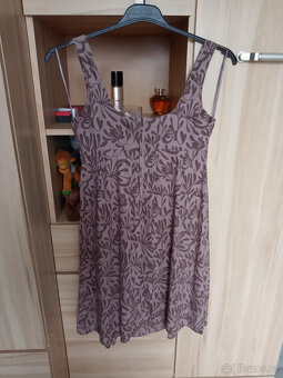 starorůžovo-hnědé šaty, TopShop - 4