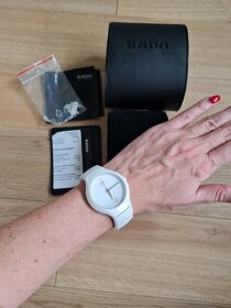Rado Men's R27695722 True Jubile White Ceramic Bracelet Watc - 4
