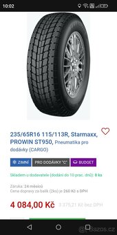 235/65 R16C Nové Starmaxx celoroční 2ks - 4