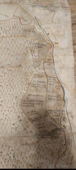 Stará barokní mapa 1785 - 4