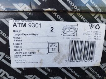 Brzdové bubny starší vozy Renault - 4