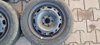 Plechové disky Škoda Fabia 1 5x100 6x14 ET43 185/60r14 letní - 4