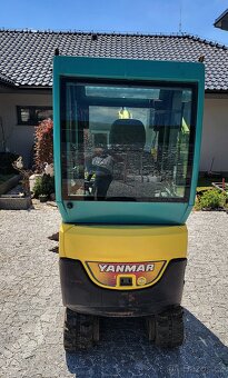 Minibagr Yanmar, rychloupínák, bez vůlí,nové dotahovací čepy - 4