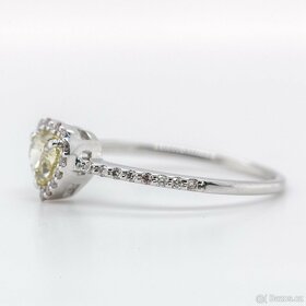 14K prsten s diamanty 0,59ct - certifikát AIG - 4
