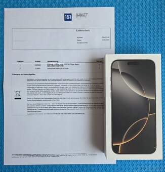 iPhone 16 Pro Max 256GB Natur NOVÝ NEROZBALENÝ - 4