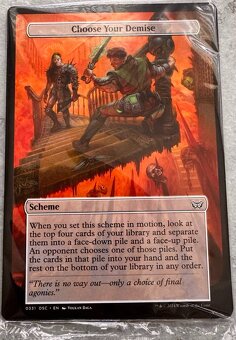 Magic the Gathering - 4x Duskmnourn Archenemy Packs 2024 - 4