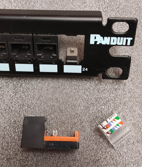 Ethernet Patch Panel 24 Port All Metal Black CP24BLY + CJ58 - 4