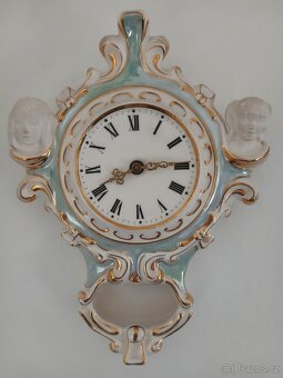 Porcelánové hodiny. - 4