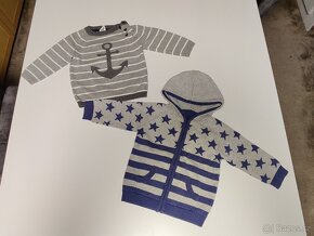 Krásné chlapecké svetříky vel. 80, zn. H&M a George - 4