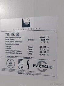Solární panely GSE 160 - 4