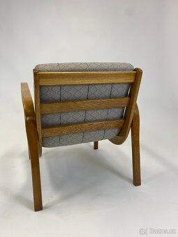 Krásná křesla Kropáček po renovaci, dub, šelak TOP - 4