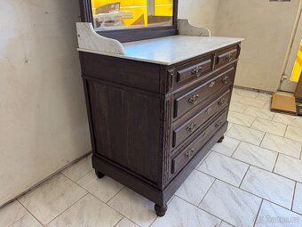 Starožitná toaletní komoda - 4