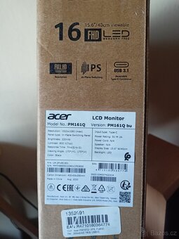 Nové - ACER LCD monitor PM1 Series - PM161Q - 4