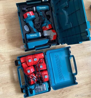 MAKITA NOVÝ 2 LEHKÍ VRTACÍ ŠROUBOVÁKY + baterie k tomu - 4