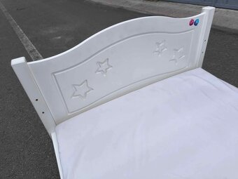 S DOVOZEM pěkná dětská postel 175x80, rošt, matrace, šuplík - 4