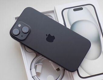iPhone 15 Black BATERIE 100% TOP - 4