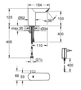 Grohe BauCosmopolitan E - 4