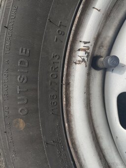 letní pneumatiky 165/70R13 - 4
