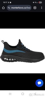 Bezpečnostní pracovní tenisky WAVE S1P BLUE - 4