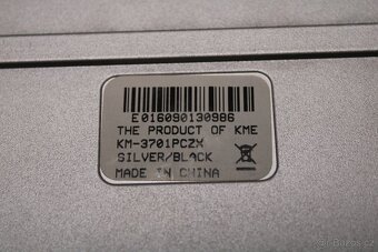 Klávesnice KME KM-3701 stříbrná - 4