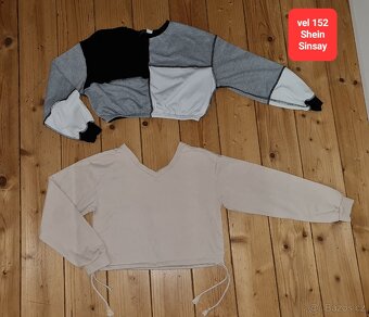 Vel 152-158 trička,rifle,bundy,košile.... - 4