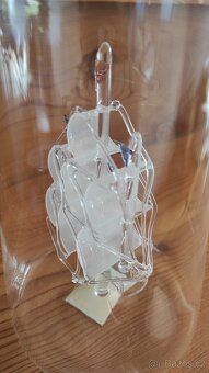 Skleněná karafa s plachetnicí - 4