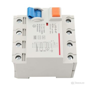 4-pólový ochranný proudový spínač 63 A 0.03 A - 4