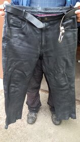 Kožená bunda na motorku + kožené kalhoty - 4