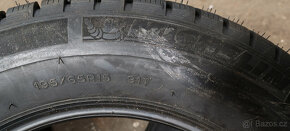 2 zimní pneumatiky MICHELIN 195/65R15 91T 9,00mm - 4