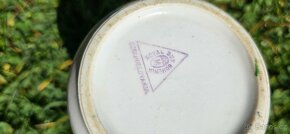 2 staré porcelánové hrníčky Royal Dux Bohemia - 4