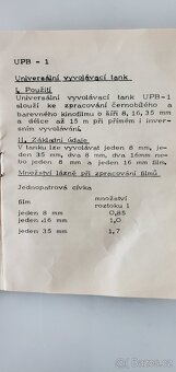 Tank na vyvolávání filmů - 4