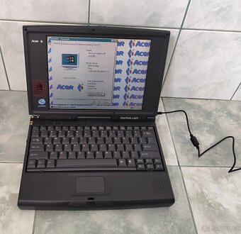 RETRO NOTEBOOK ACER NOTE LIGHT 350PC Z ROKU 1996 - 4