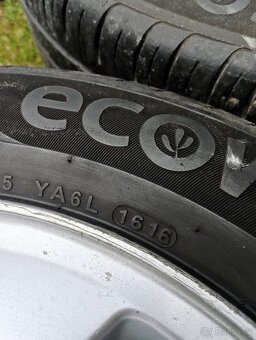 ALU R15 5x100 6J et43 + pneu 185/60 letní - 4