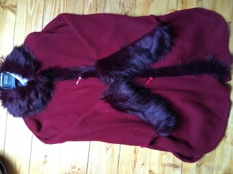 Dámský kožešinový plášť - pončo z Akrylu - 4