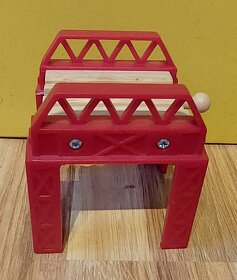 Dřevěná vláčkodráha, vláčky a doplňky - 4