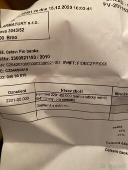 Heimeier termostatický ventil 5/4" rohový, pro samotíž - 4